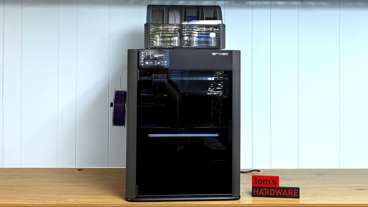 Bambu Lab launches beastly seven-nozzle 3D printer at FormNext — H2C model launches everywhere but the US due to tariffs