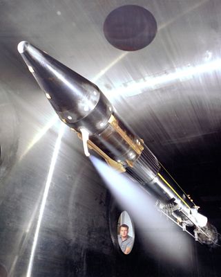 space history, cryogenic fuel test