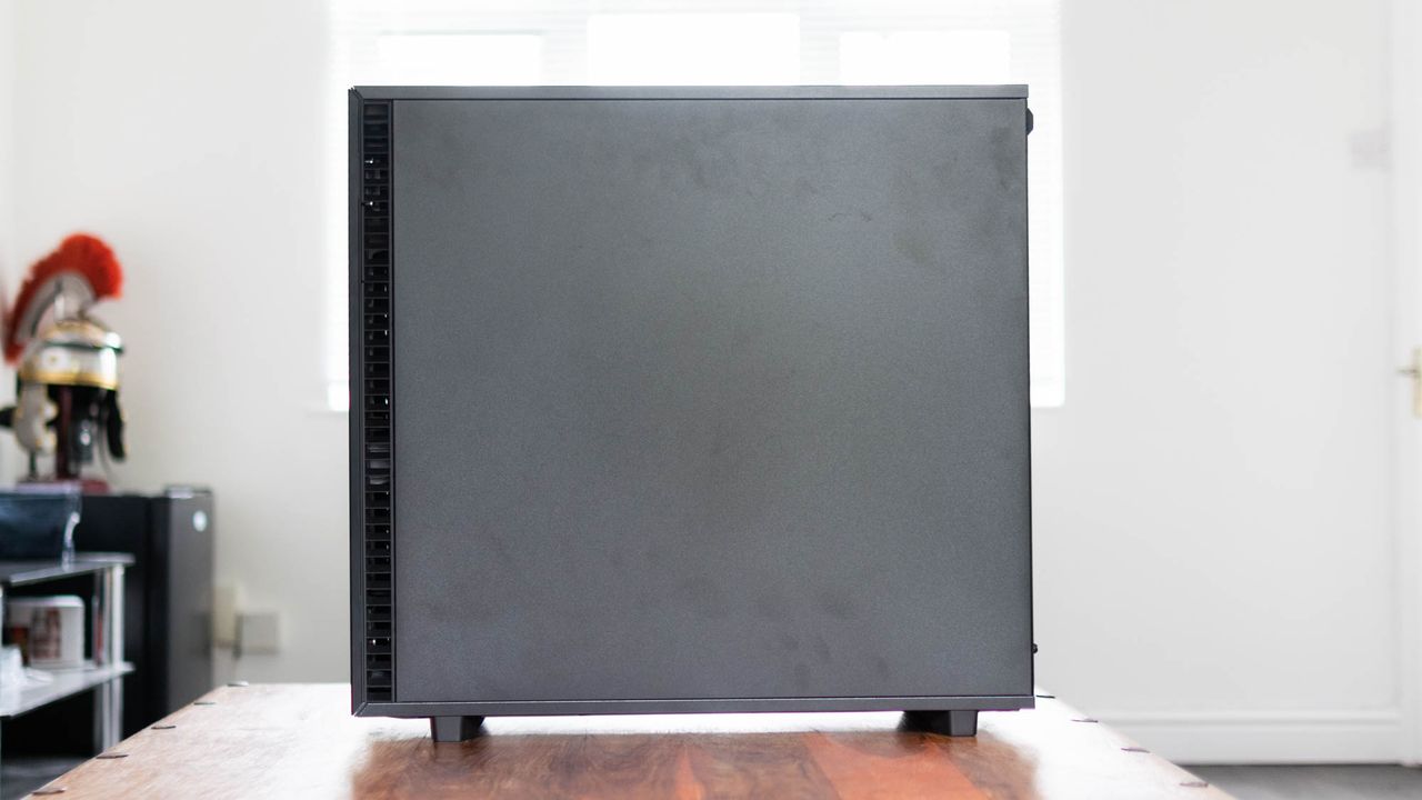 The side of the Chillblast Fusion Threadripper Pro RTX 3975WX Workstation