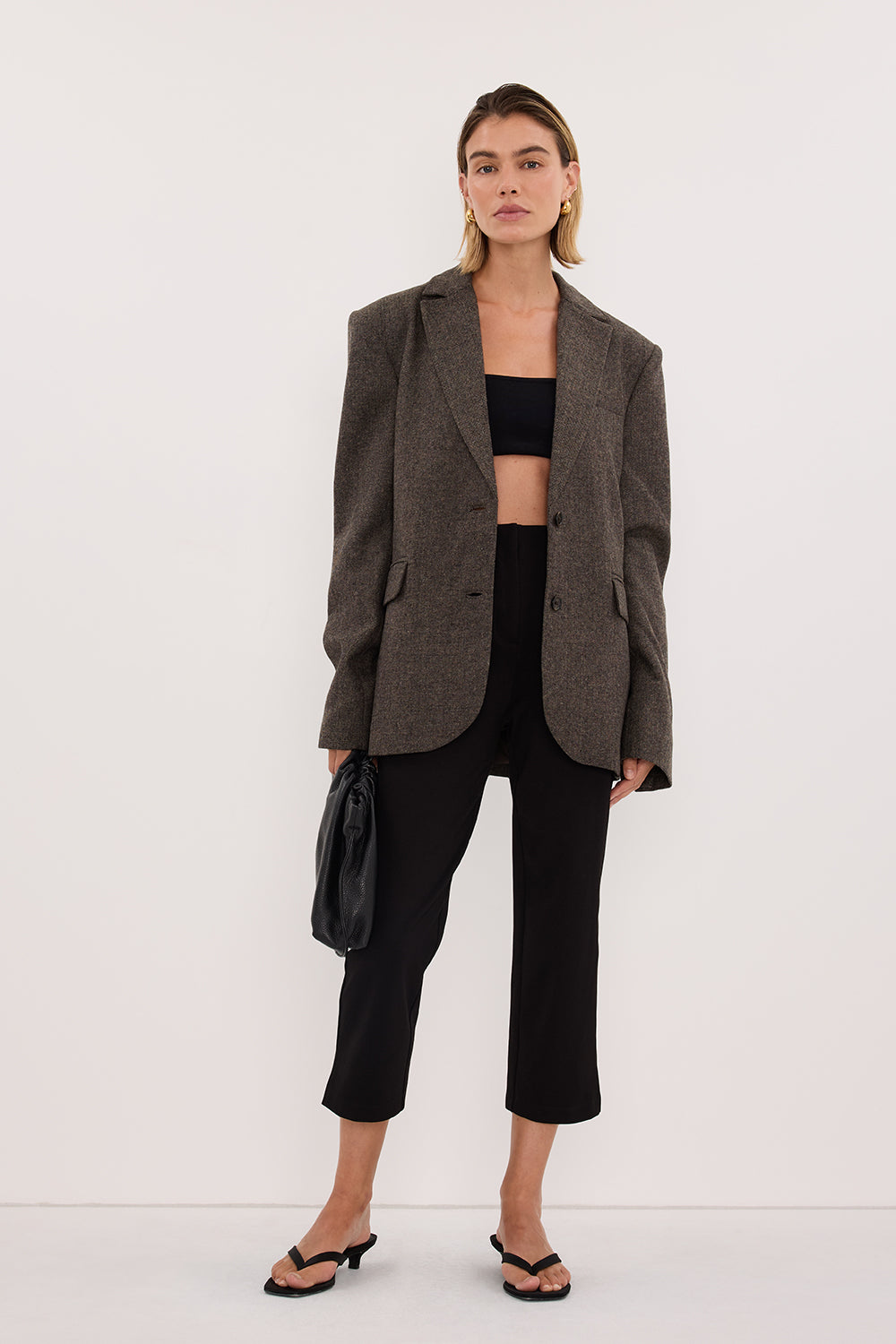 Demi Black 7/8 Capri Pant - 2 / Black