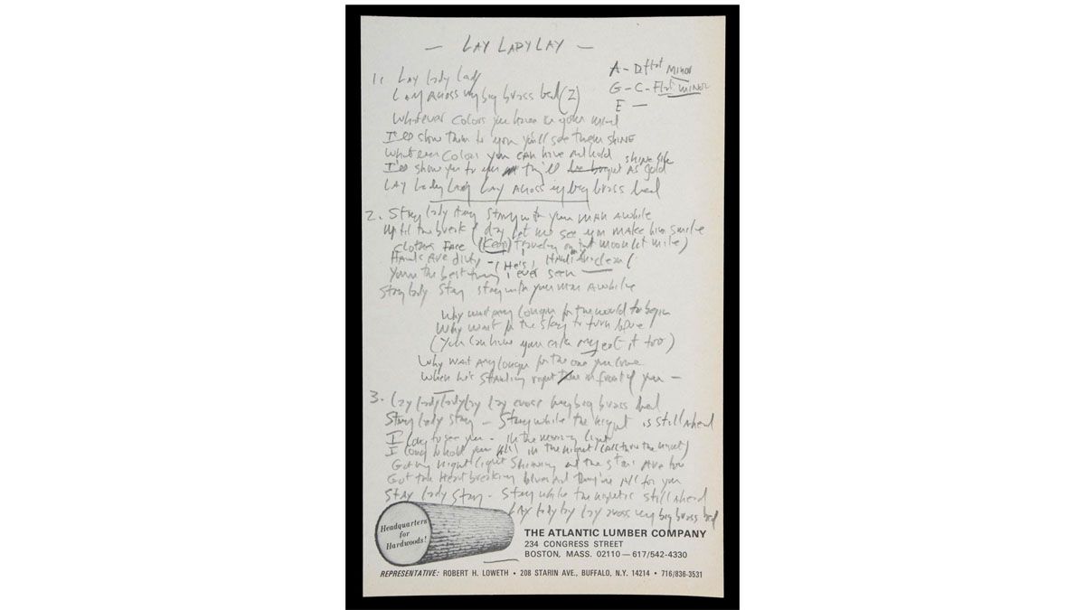 Bob Dylan Lay Lady Lay