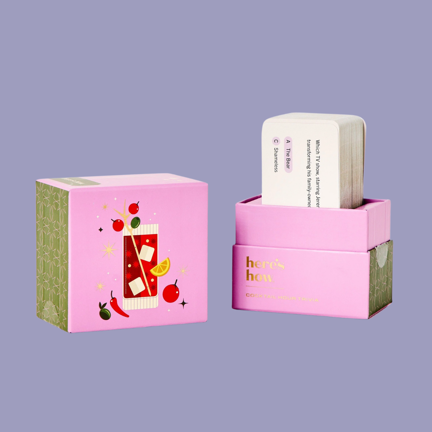 A cocktail hour card game