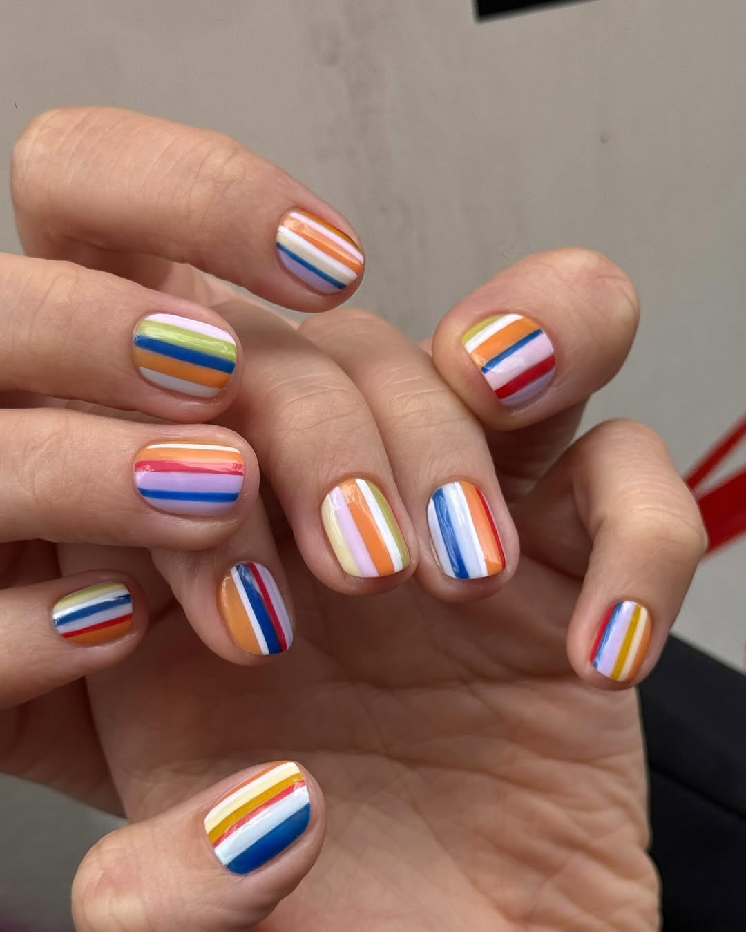 Mix-and-Match Nail Colour Trend