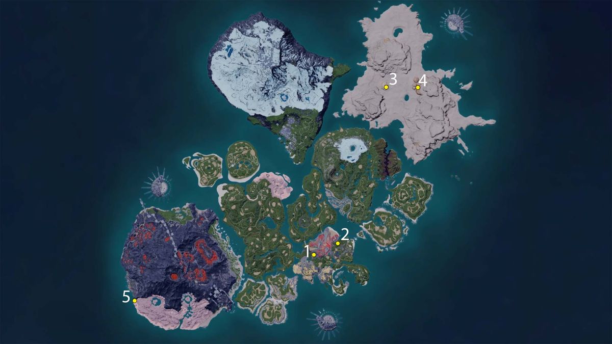 Palworld Black Marketeer Map.
