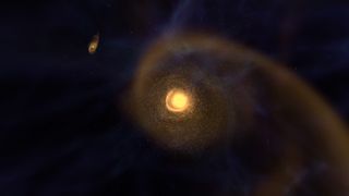 Stars Around a Galactic Core