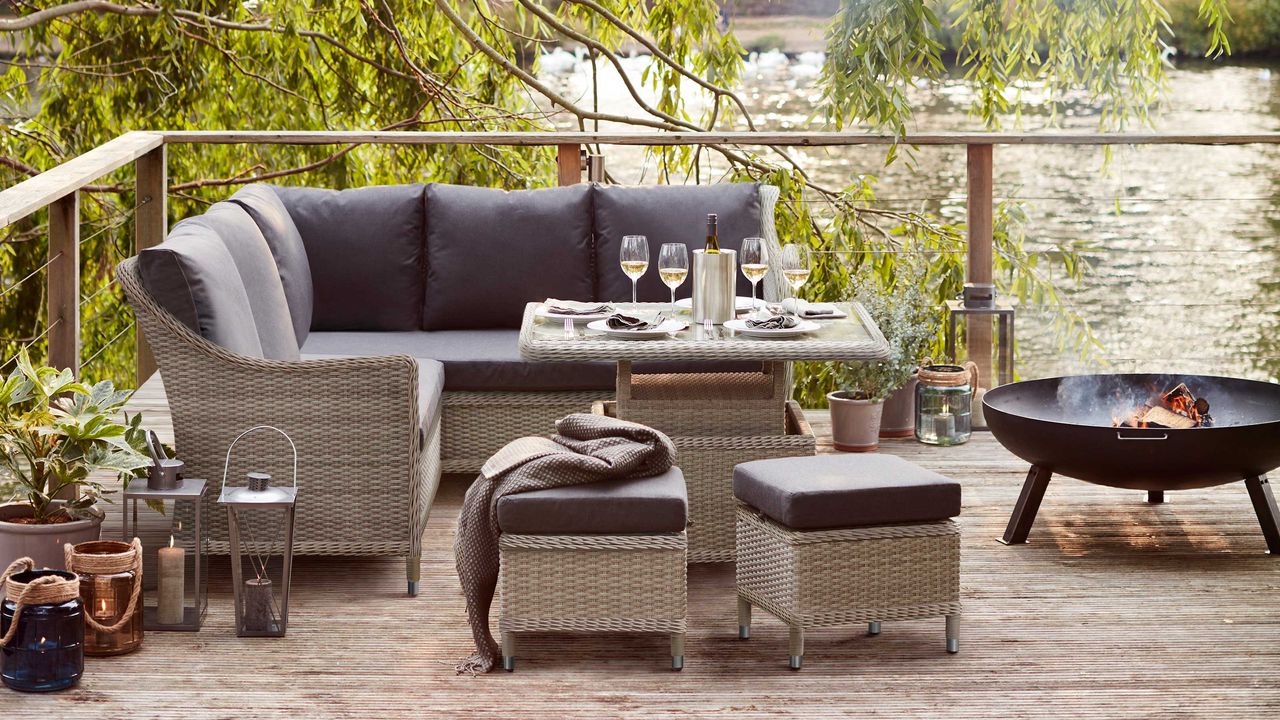 deck fire pit ideas: dobbies