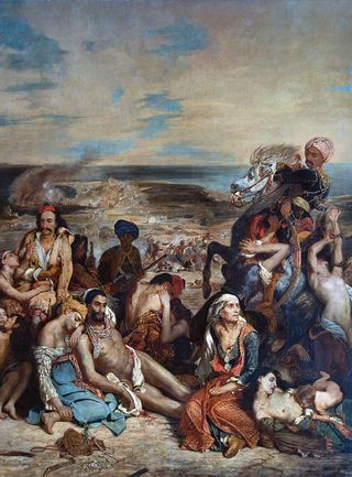 The Massacre at Chios (1824) by Eugene Delacroix (Photographed by Peter Horree / Alamy)