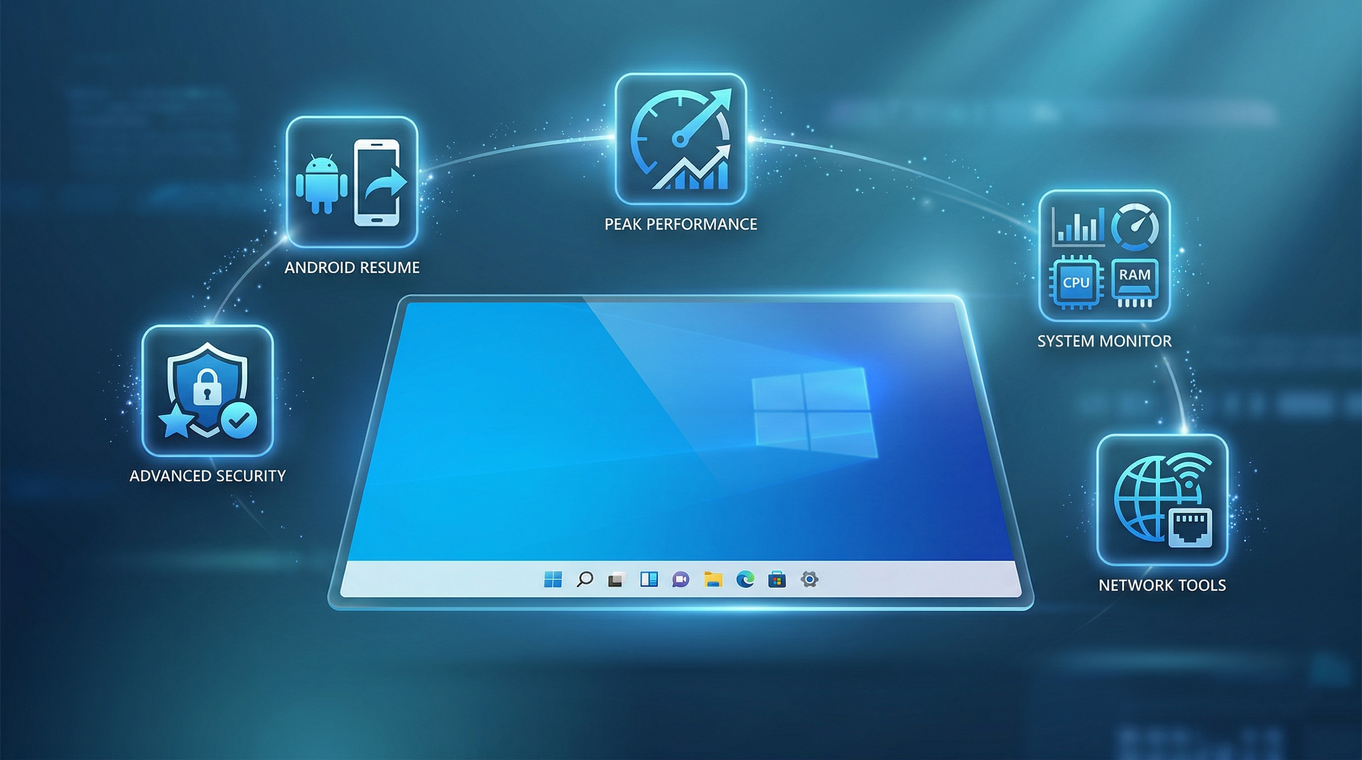 Collage of new Windows 11 features for March 2026