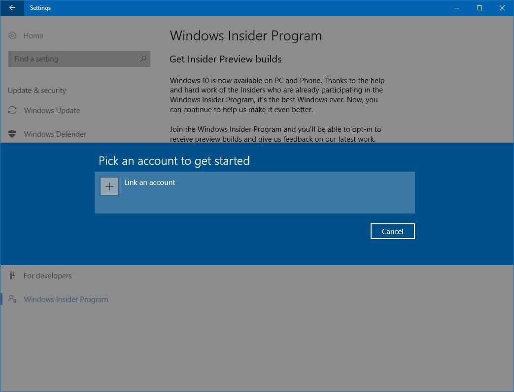 Программа get windows. Windows 10 creators update. Installing Windows developer Preview.