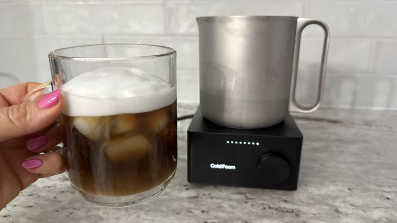 Terra Kaffe Aero cold foam setting