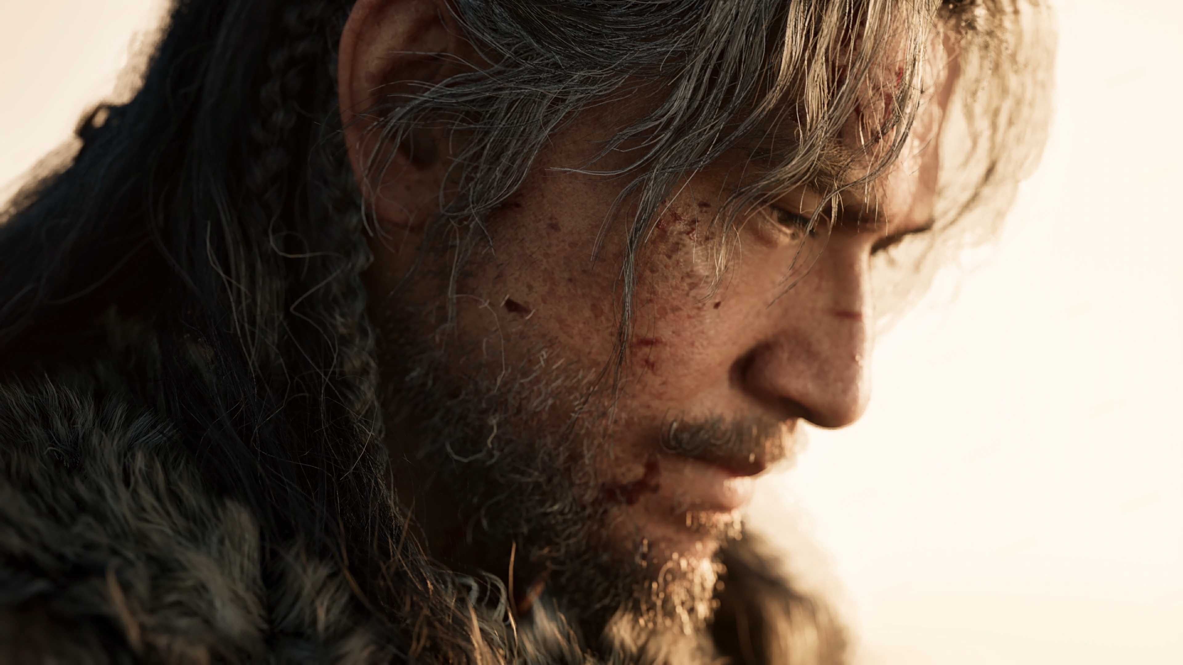 A trailer still from historical epic videogame Blood Message