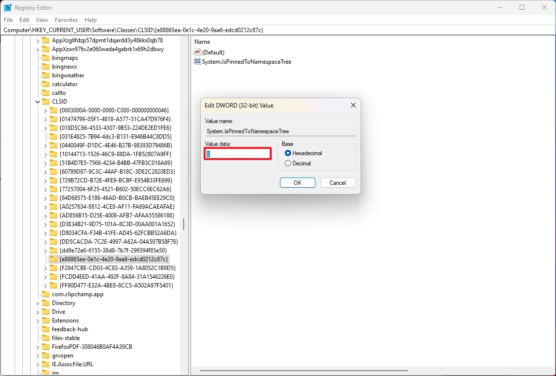 Registry disable File Explorer Gallery