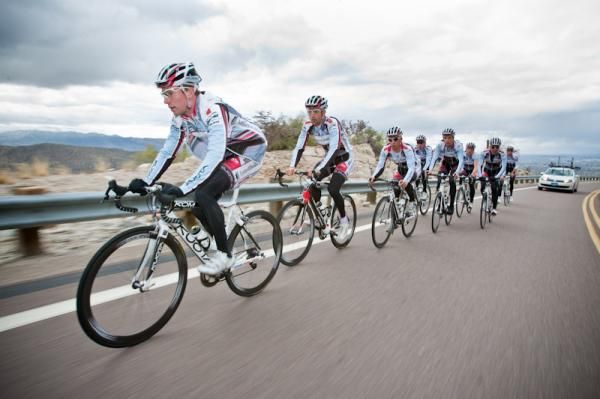 The 2010 UnitedHealthcare squad getting miles in their legs.