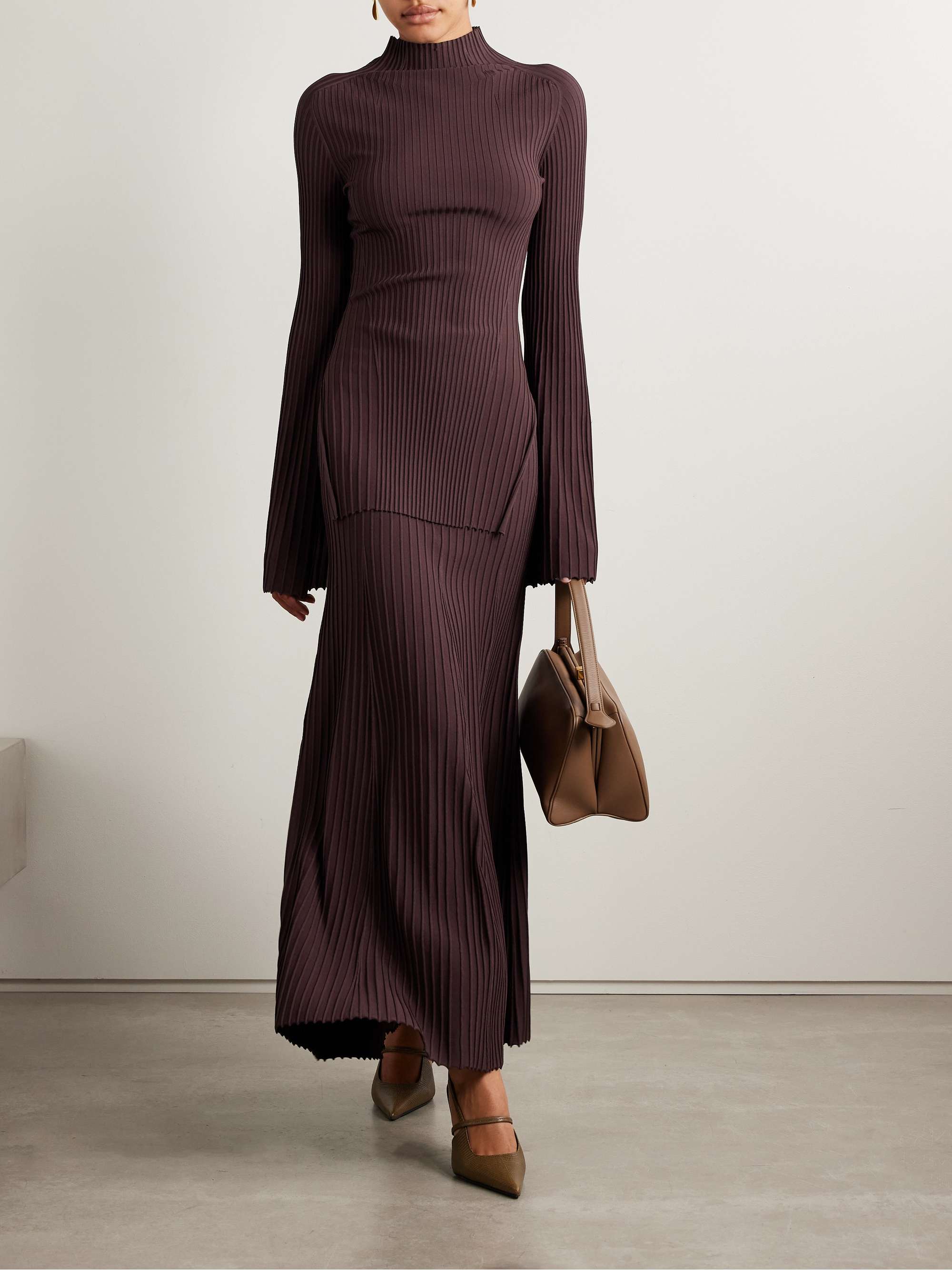 Gaia Ribbed-Knit Top