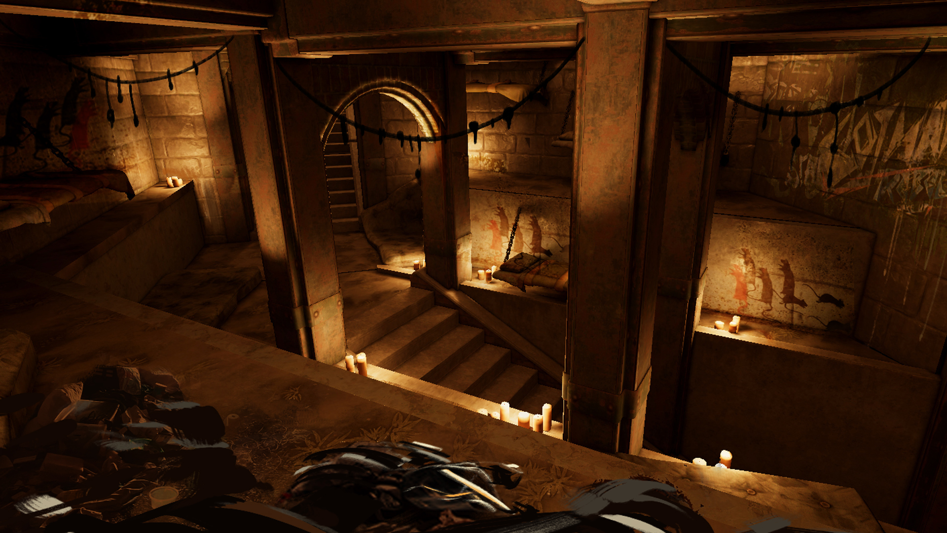 Exploring the sewers in Arkham Shadow