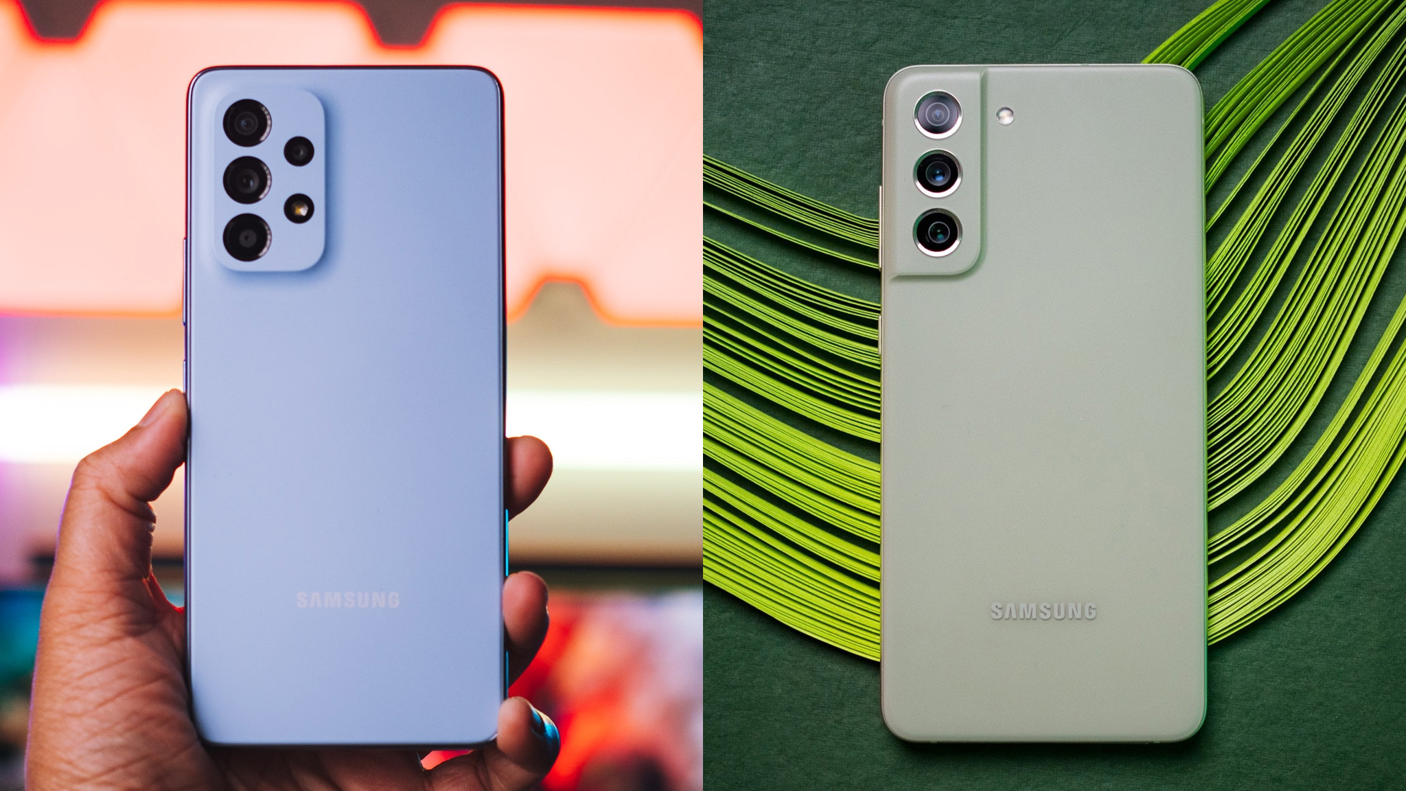 Samsung Galaxy A53 5G ve Galaxy S21 FE