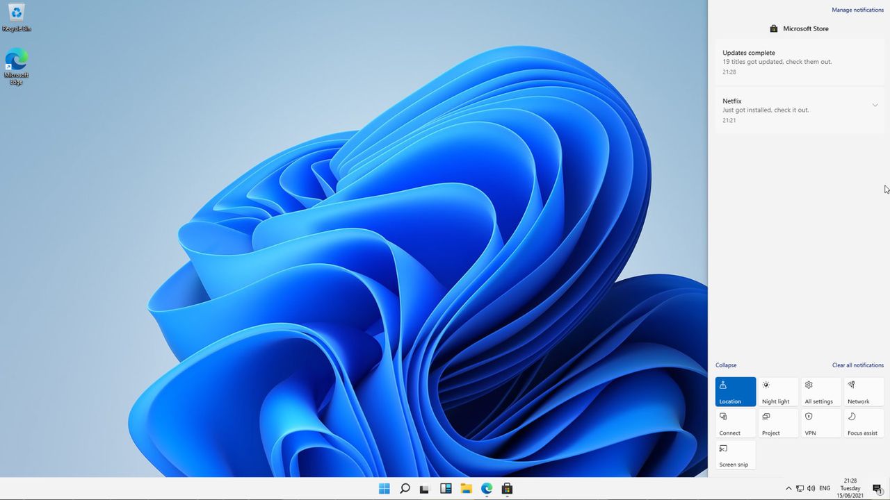 Screenshot Of The Leaked Windows 11 Operating System