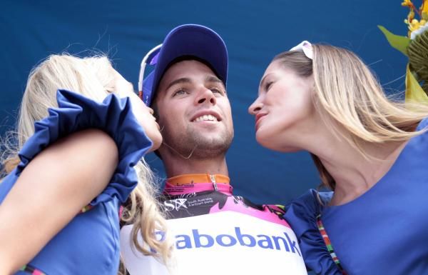 Michael Matthews (Rabobank) leads the young rider classification.
