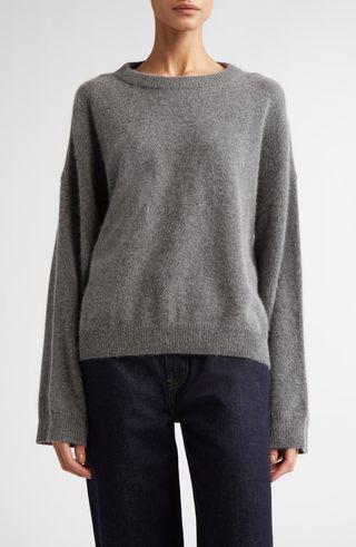 Ropo Wool & Yak Hair Blend Crewneck Sweater