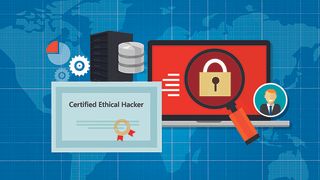 A graphic depiction of an ethical hacker certificate