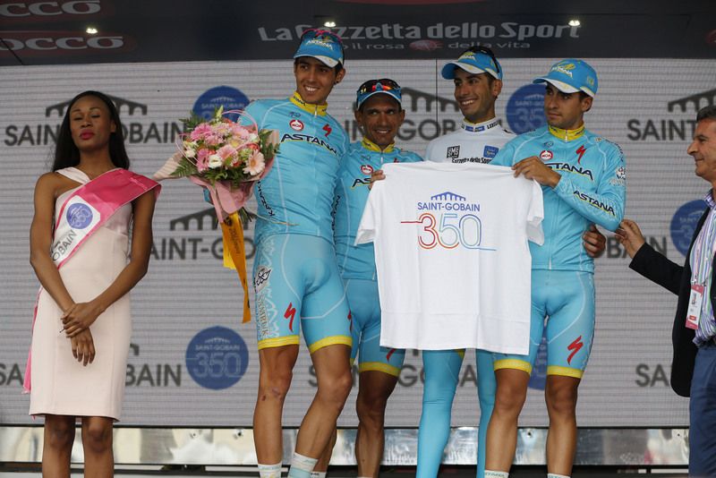 Astana enjoy being the best team of the stage