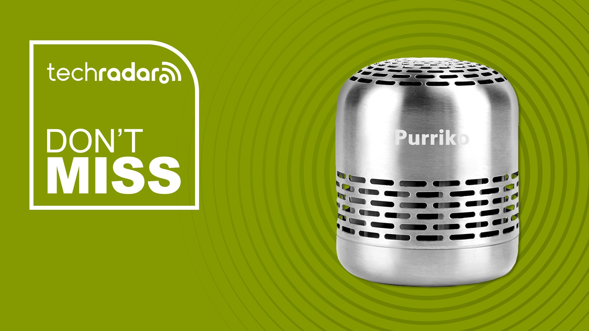 Purriko fridge deoderizer next to a label reading &quot;don&#039;t miss&quot;