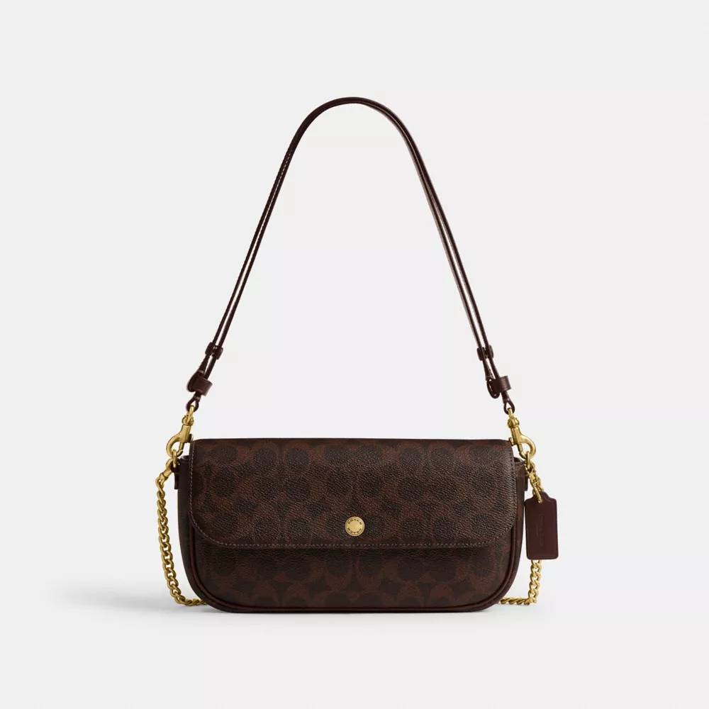 Brook Flap Chain Bag in Signature Canvas