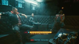 Cyberpunk 2077 tell Dex that Evelyn wanted to cut him out?