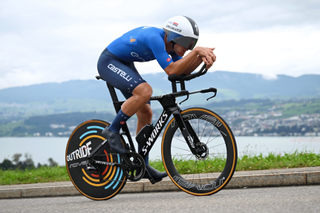 Andrea Raccagni Noviero competed at the U23 time trial at the 2024 World Championships