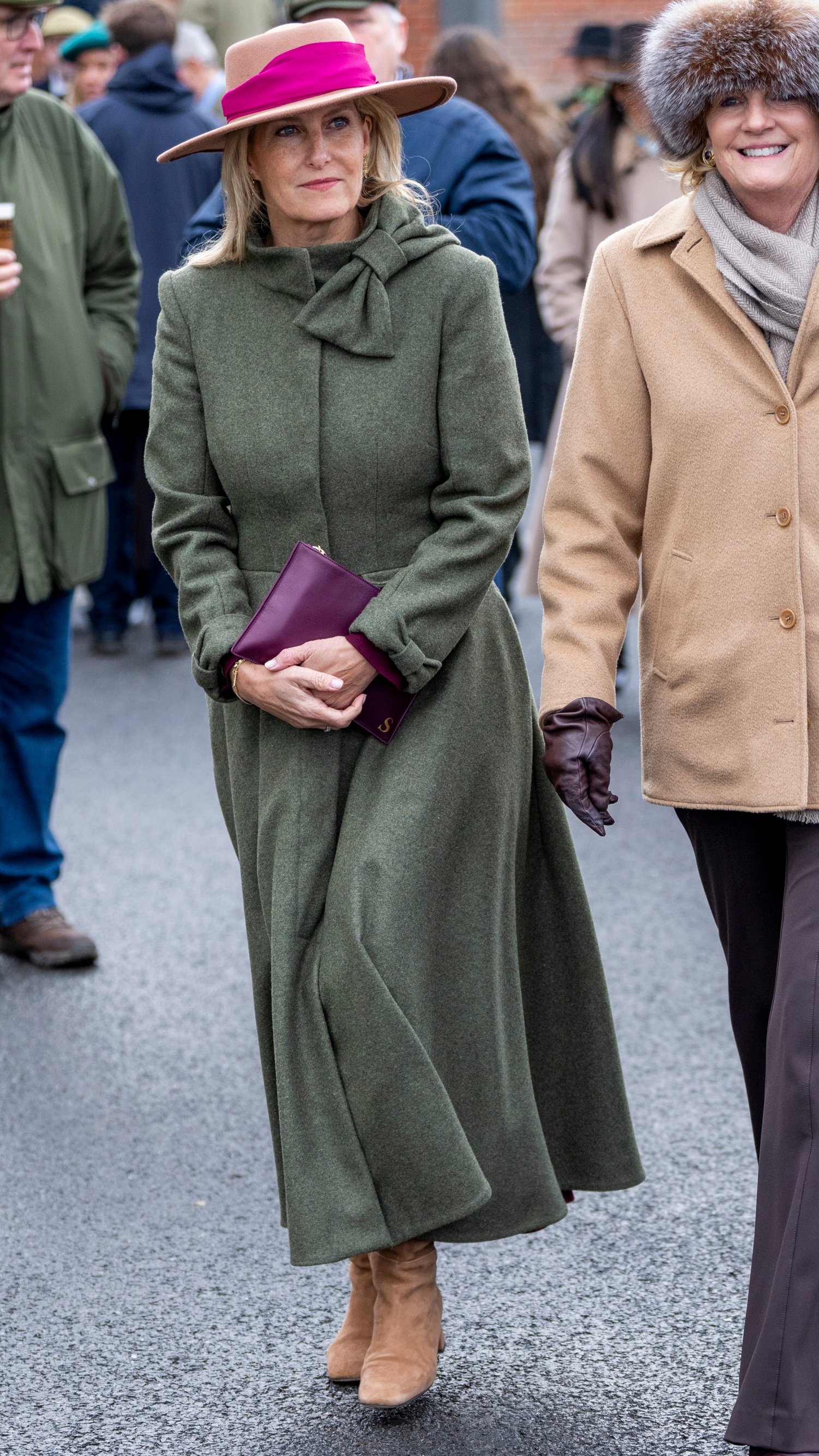 Sophie, Duchess of Edinburgh attends The Coral Gold Cup at Newbury Racecourse