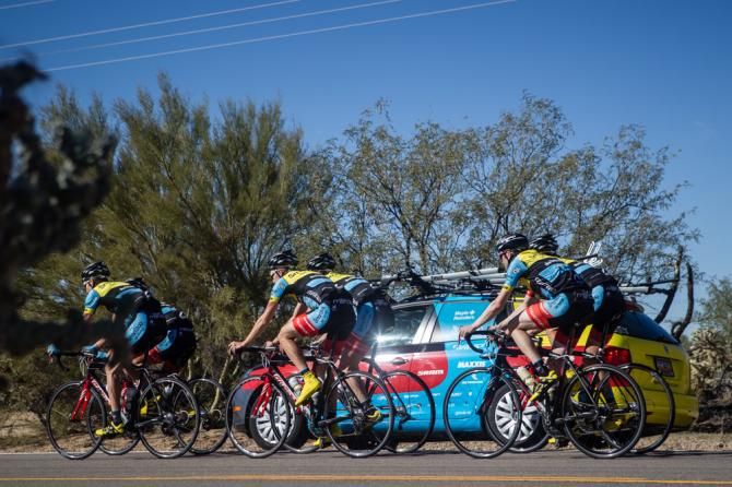 Another long day in the saddle for team.
