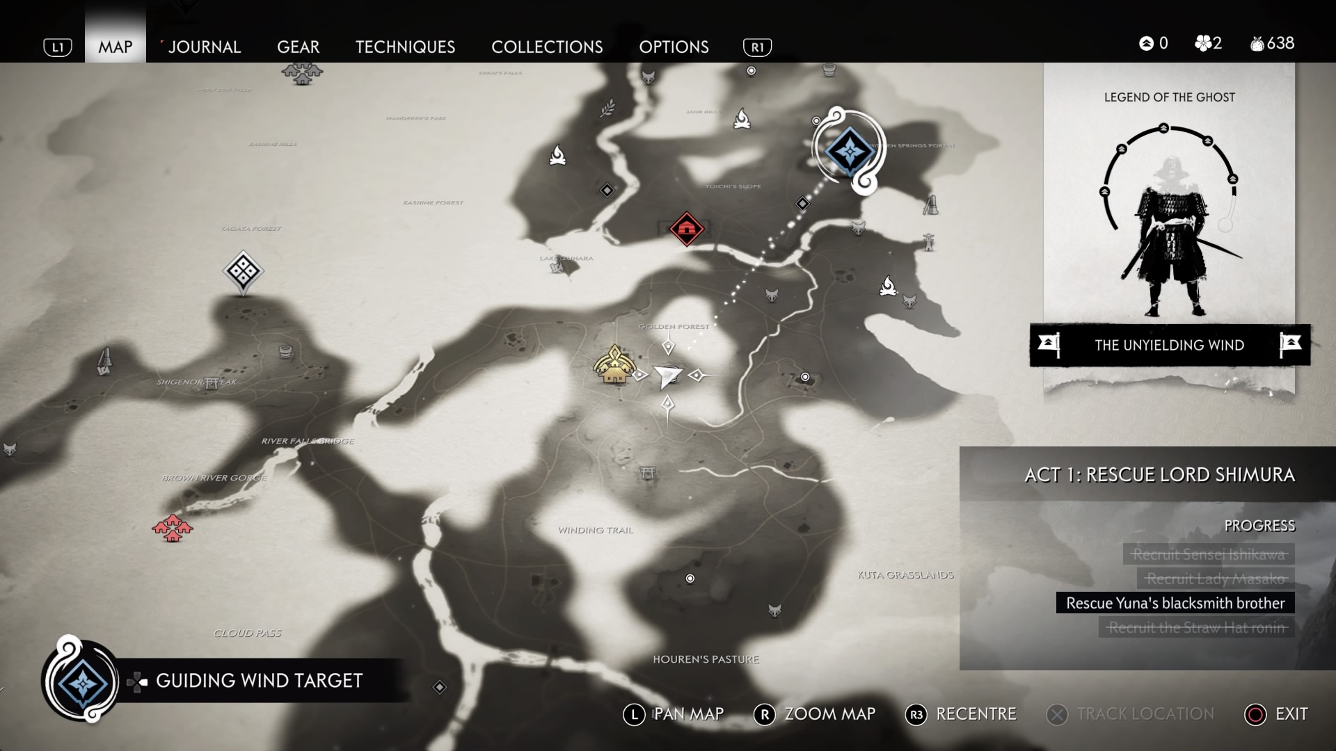 ghost of tsushima curse of uchitsune quest start