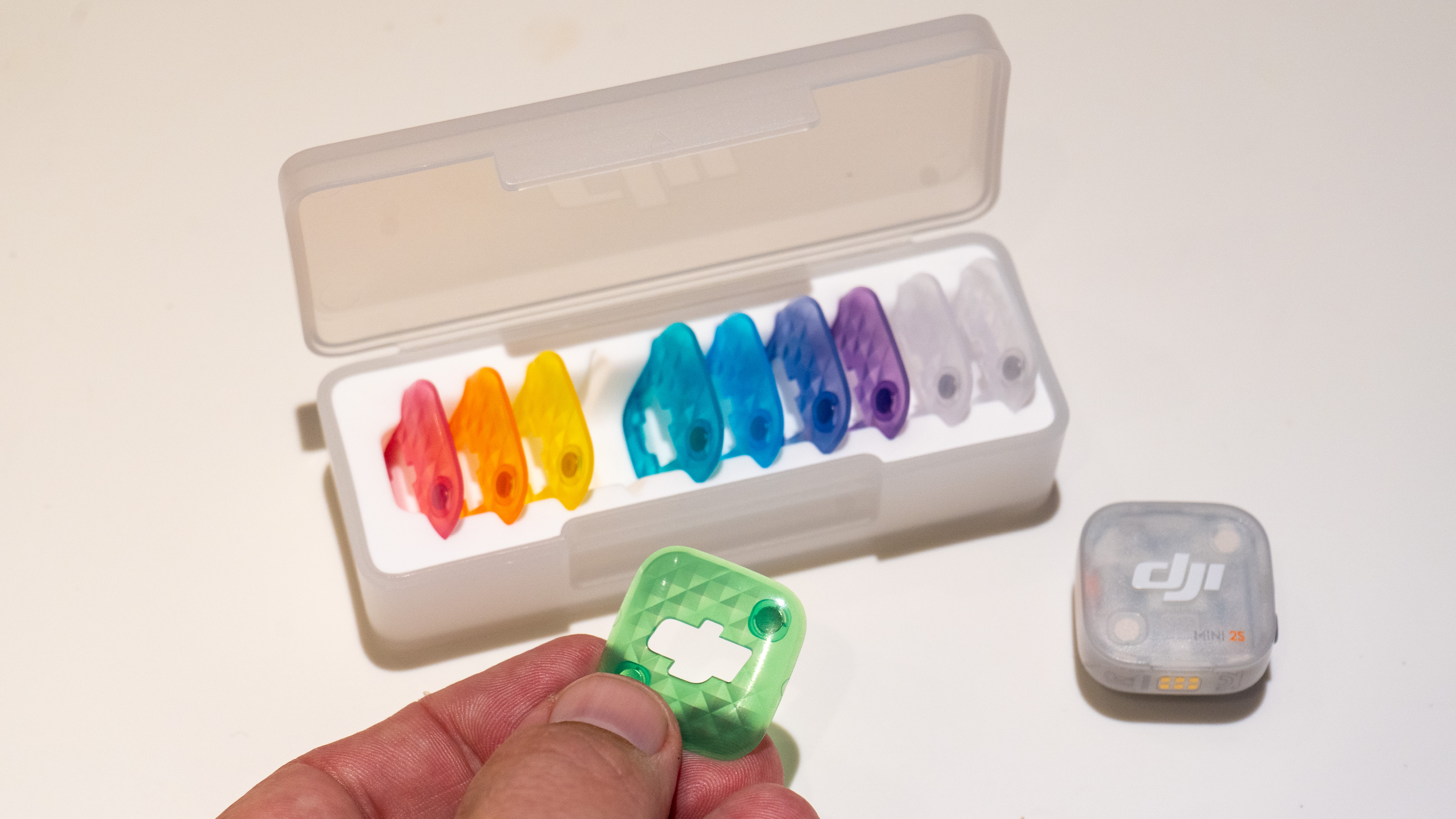 DJI Mic Min 2S color caps