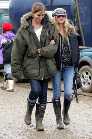 Kate Moss At Glastonbury, 2004