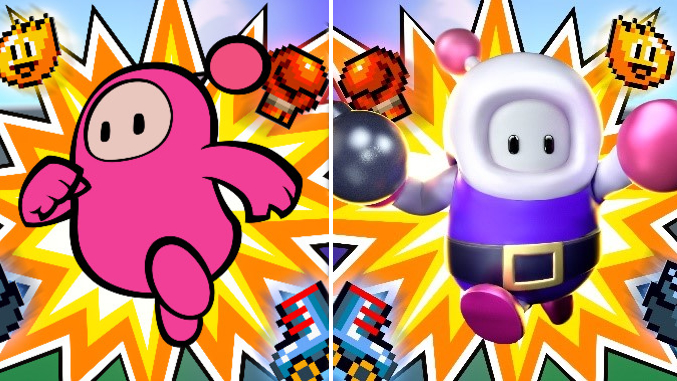 Super Bomberman R Online Launches Today With a Fall Guys Crossover