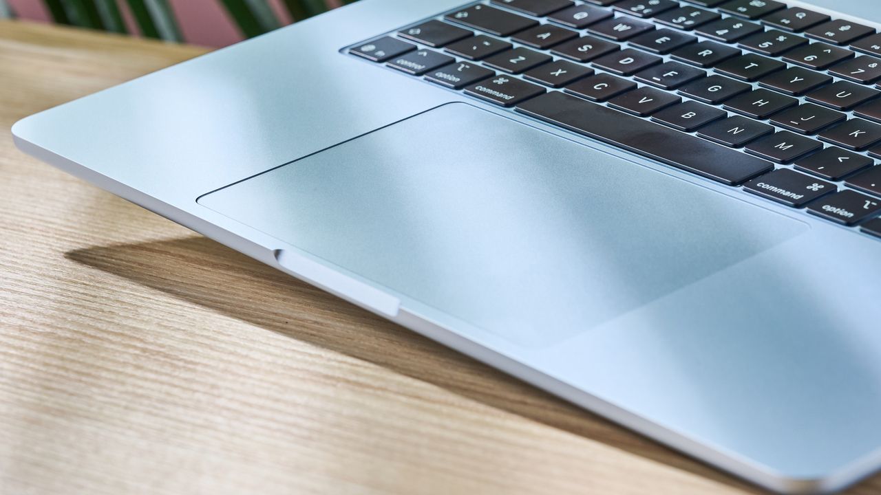 MacBook Air 15-inch with M4 chip on a creative's desk with screen open