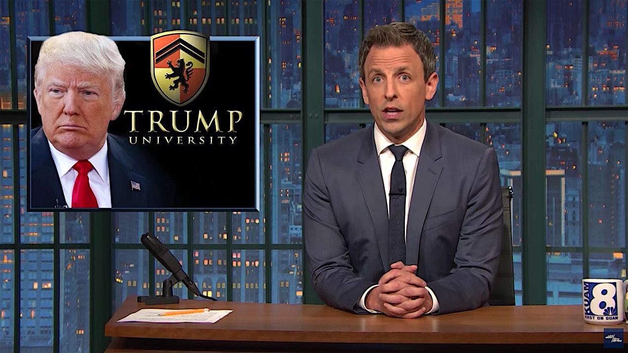 Seth Meyers takes a closer look at Trump University