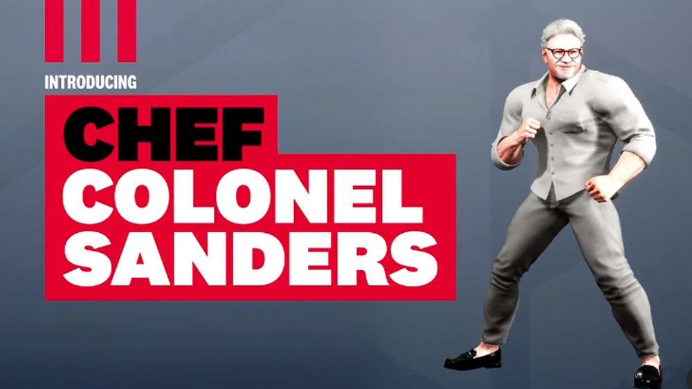 El coronel Sanders de KFC en Street Fighter 6 es bastante bueno para romperse un dedo