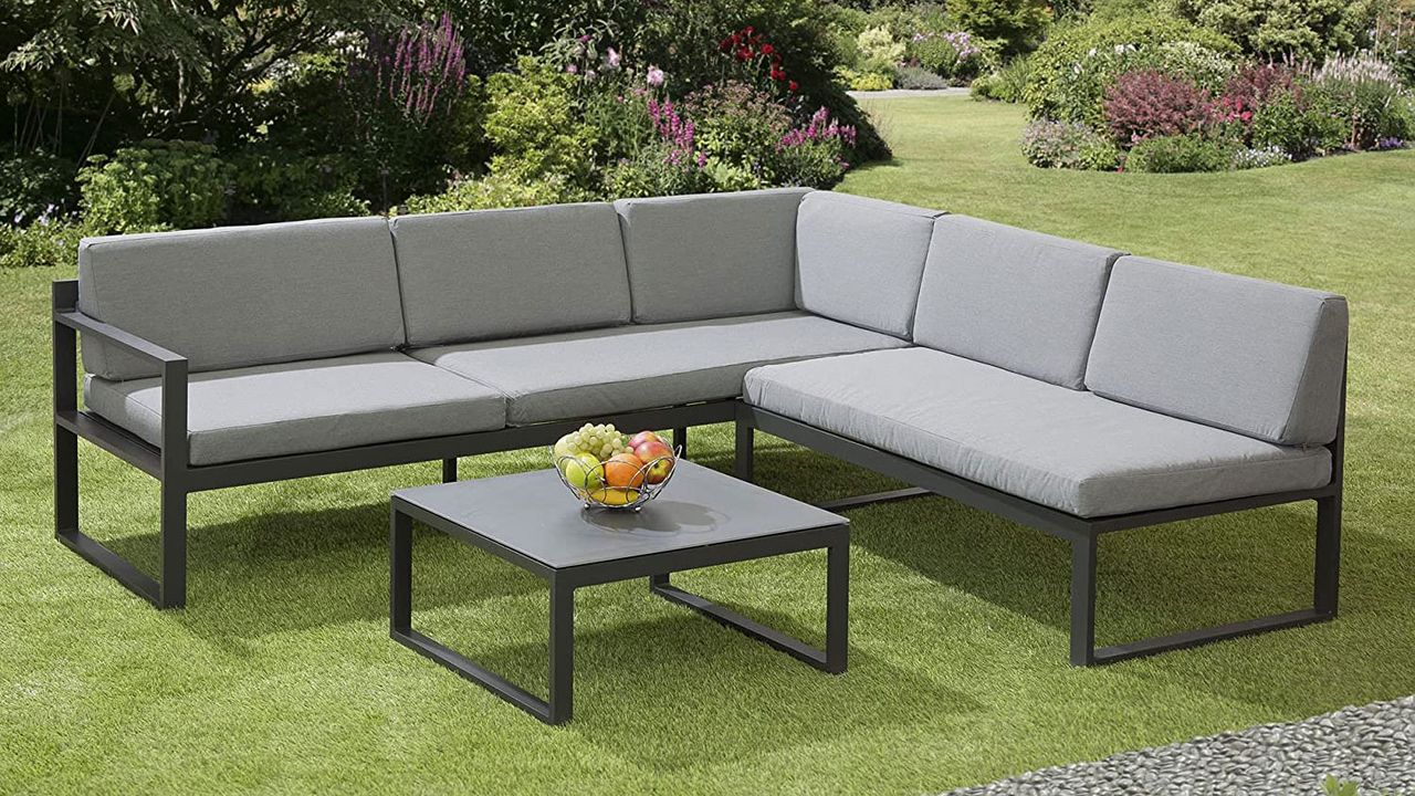 Garden Store Direct Sydney Aluminium Large Corner Lounge Set