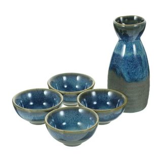 A traditional sake set