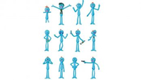 Mr Meeseeks Christmas Decorations