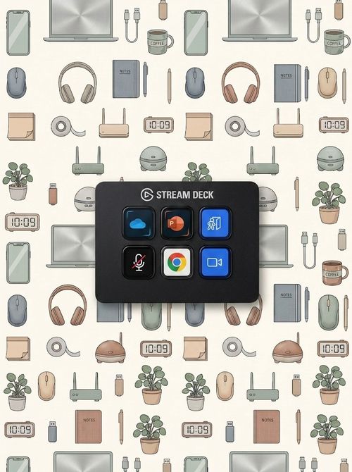 Elgato Stream Deck Mini for Zoom, Teams, PowerPoint, Office