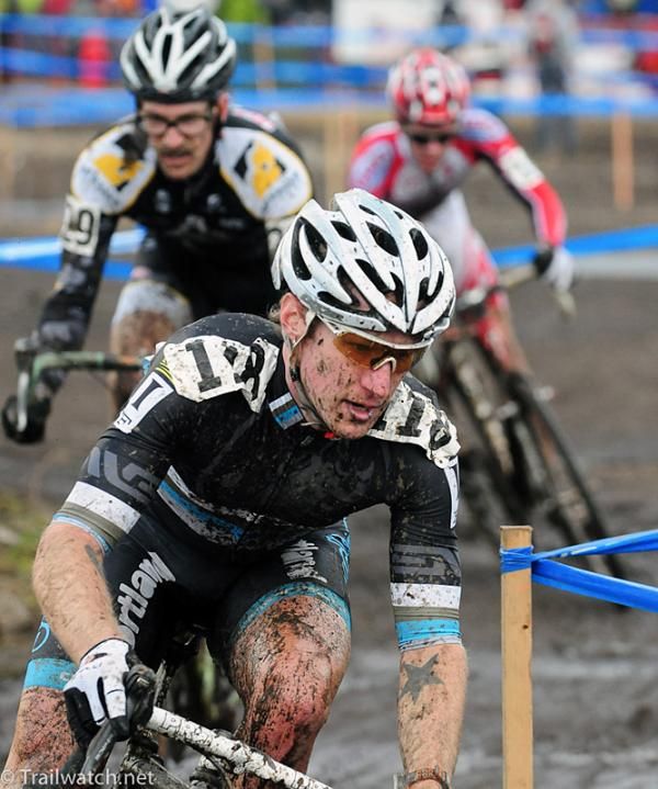 Molly Cameron (Portland Bicycle Studio) riding some tight turns.