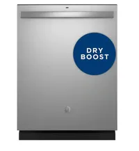 GE 24 in. Built-In Tall Tub Top Control Stainless Steel Dishwasher