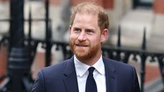 Prince Harry, Duke of Sussex arrives at The Royal Courts of Justice during a court case against Associated Newspapers Ltd at The Royal Courts of Justice on January 19, 2026