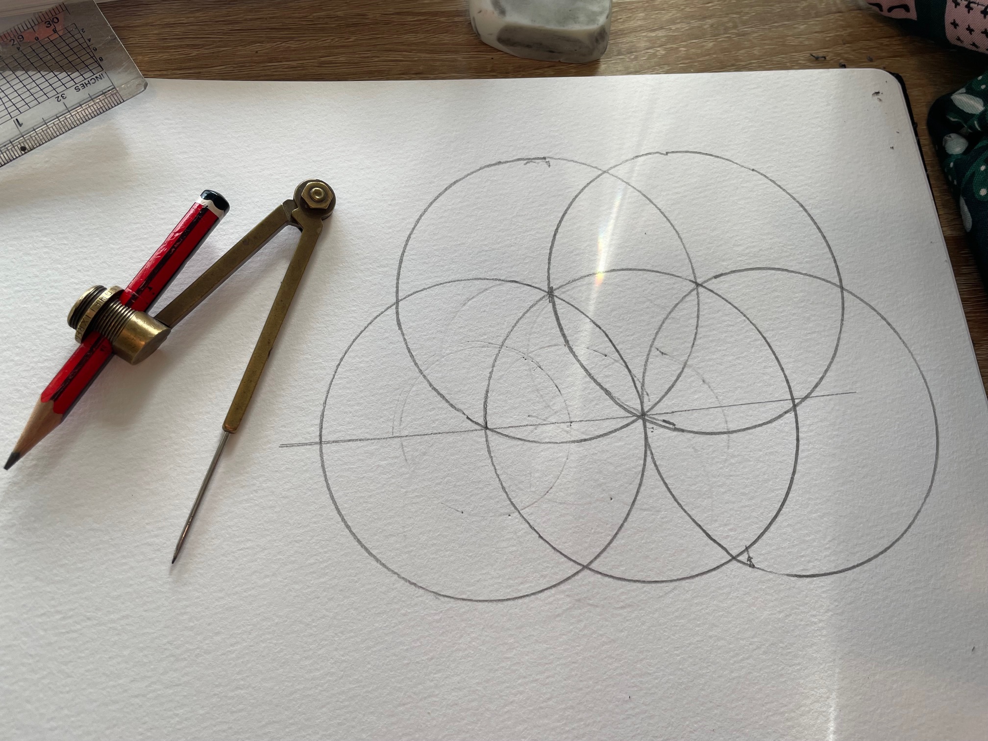 drawing of circles