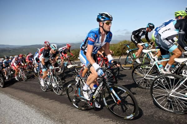 Rory Sutherland (UnitedHealthcare) cruising in the bunch after his third place yesterday.