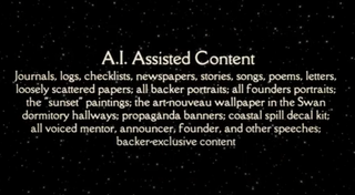 The "AI Assisted Content" note in the Firmament credits.