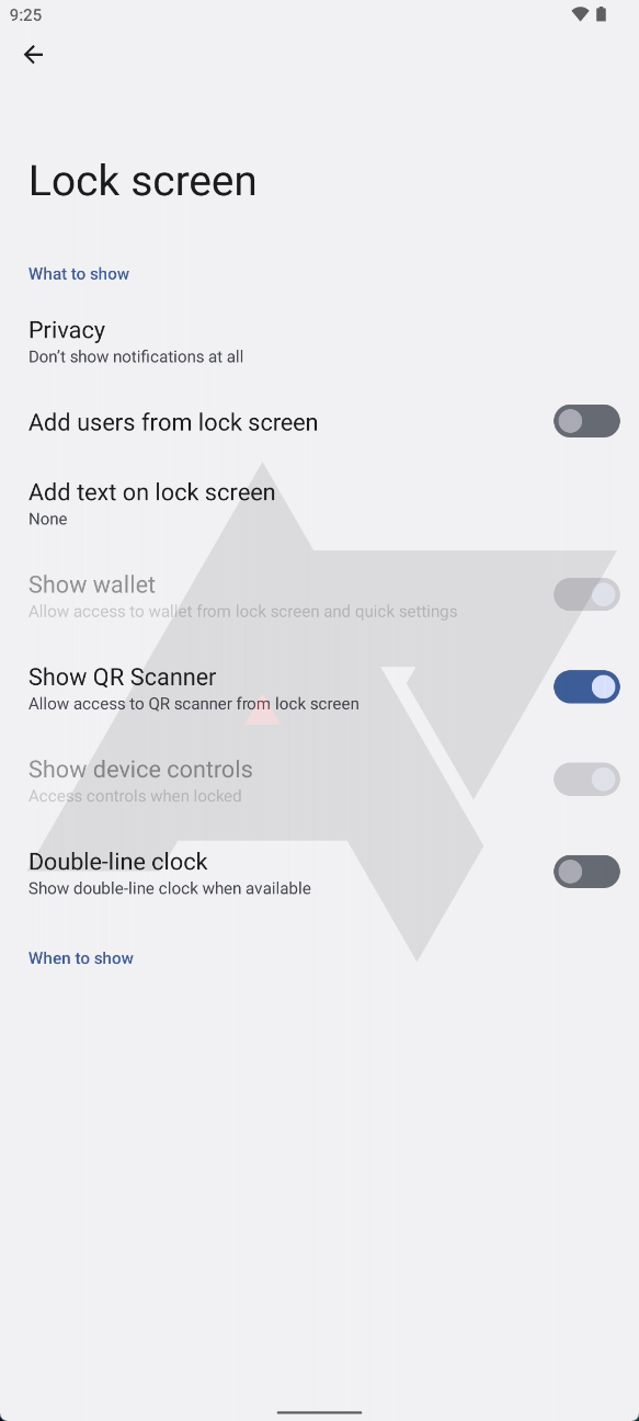 android 13 qr scanner option