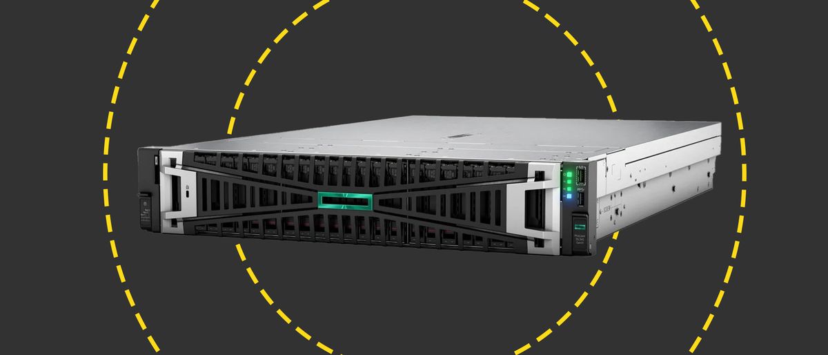 The HPE ProLiant DL345 Gen11 on the ITPro background